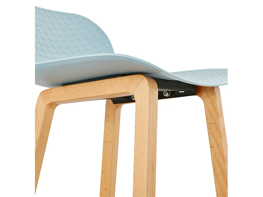 Snackhocker - MAKI MINI - Blau - 46x47x86,5 cm