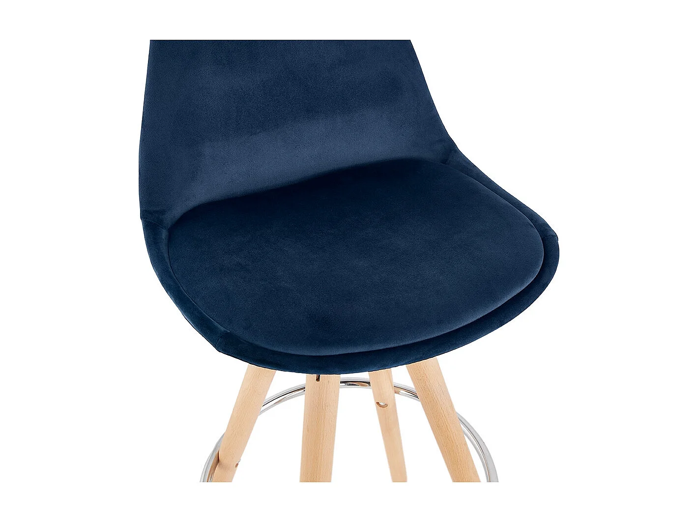 Sgabello per snack -SPIRIT - Blu - 41x41x87 cm