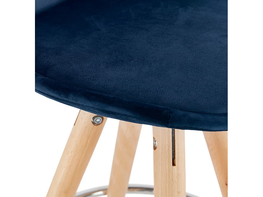 Sgabello per snack -SPIRIT - Blu - 41x41x87 cm