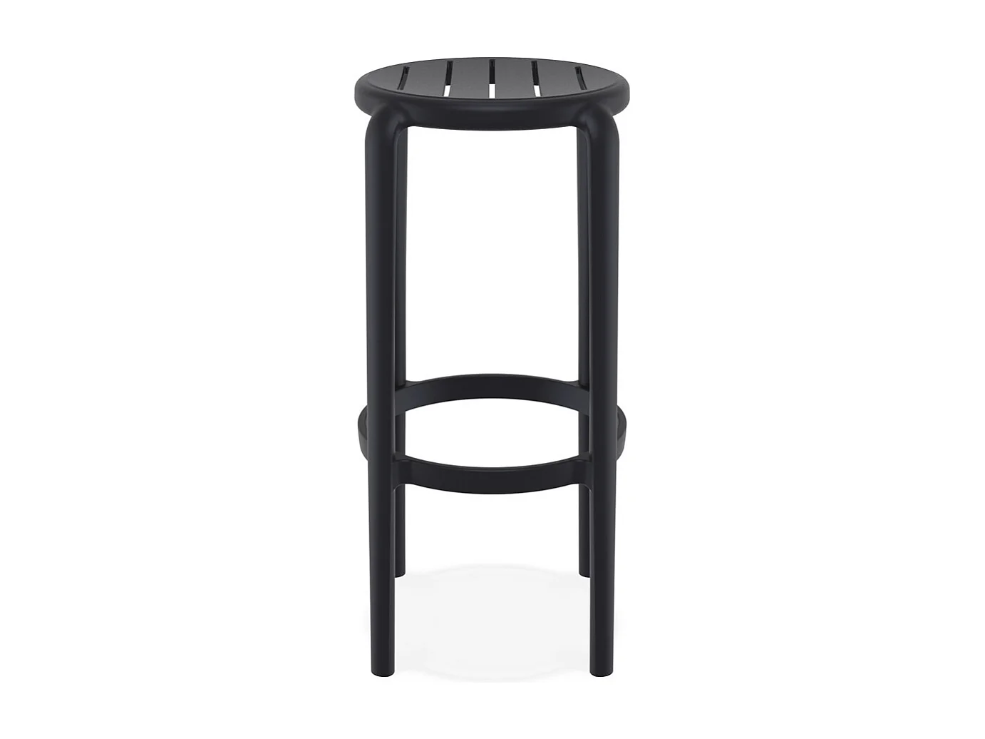 Barhocker für den Innen- und Außenbereich - PEYA - zwart - 36x36x75 cm