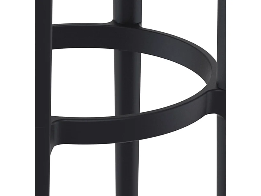 Barhocker für den Innen- und Außenbereich - PEYA - zwart - 36x36x75 cm