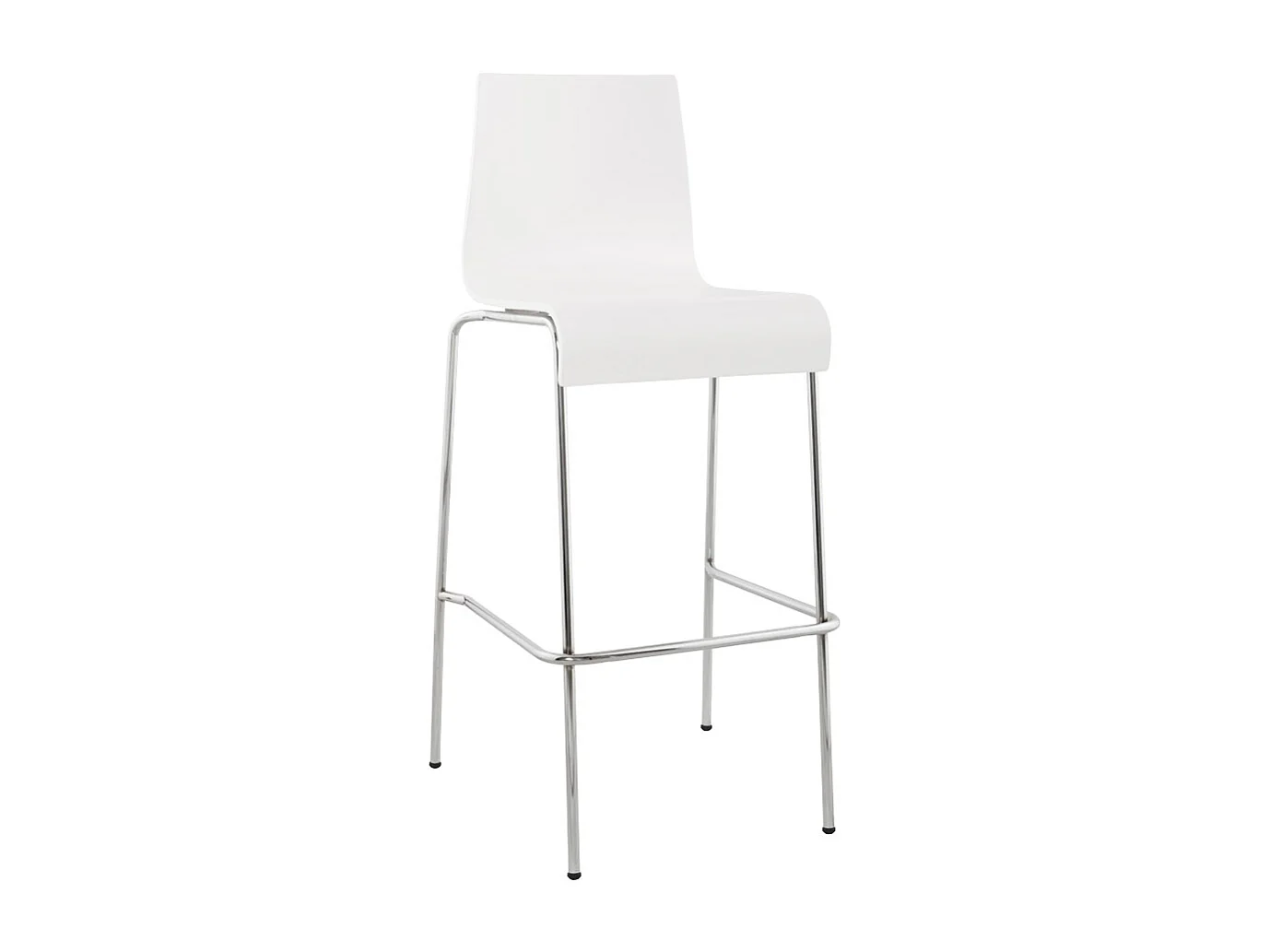 Hoher Hocker - KWATRO - wit - 50x49x104 cm