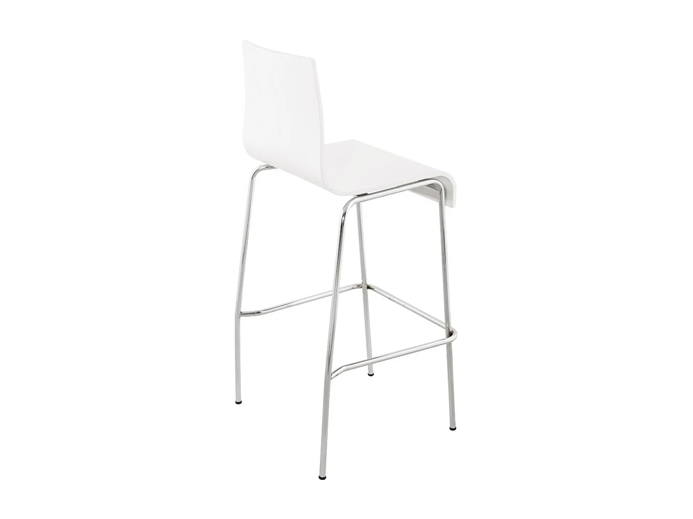 Hoher Hocker - KWATRO - wit - 50x49x104 cm