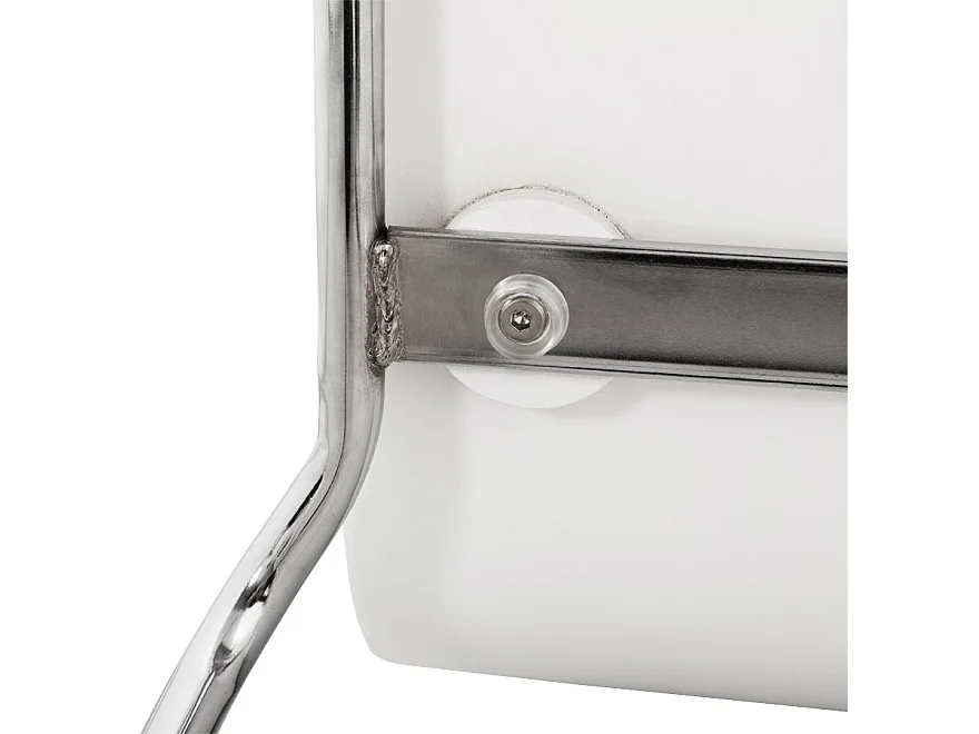 Hoher Hocker - KWATRO - wit - 50x49x104 cm