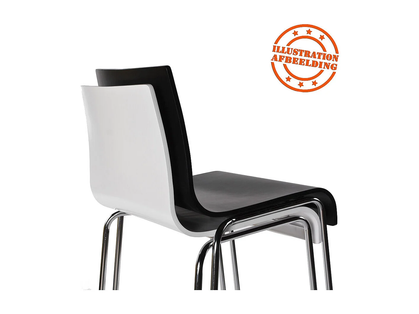 Hoher Hocker - KWATRO - wit - 50x49x104 cm