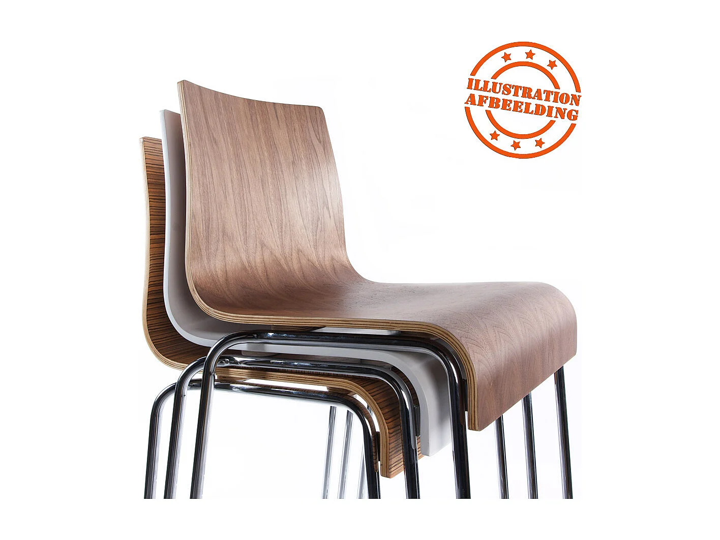 Hoher Hocker - KWATRO - wit - 50x49x104 cm