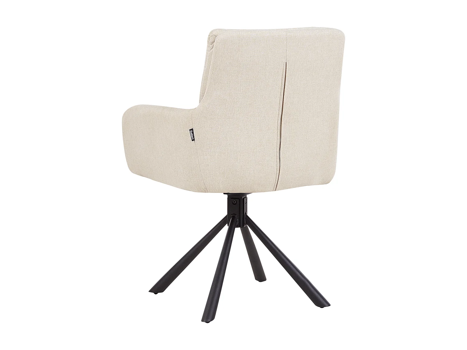 Lot de 2 chaises de salle à manger SARDOAL Tissu Beige
