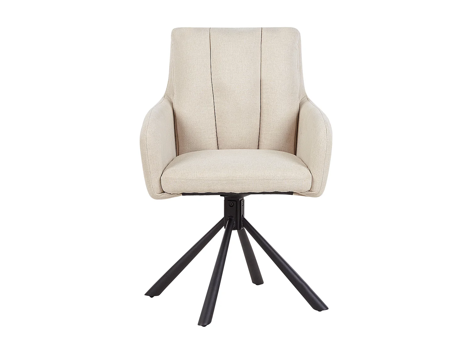Lot de 2 chaises de salle à manger SARDOAL Tissu Beige