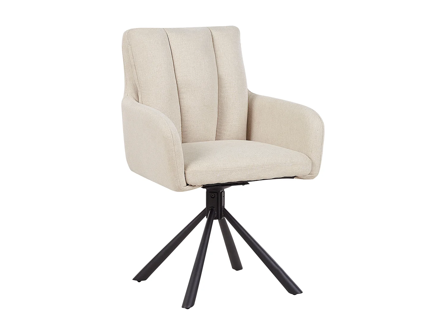 Lot de 2 chaises de salle à manger SARDOAL Tissu Beige