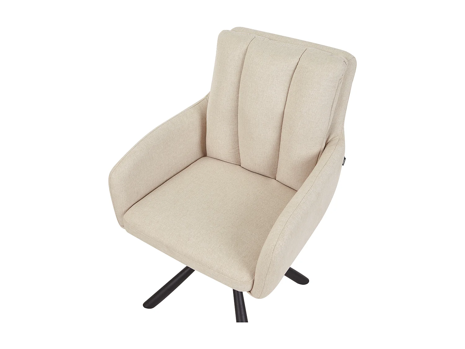 Lot de 2 chaises de salle à manger SARDOAL Tissu Beige