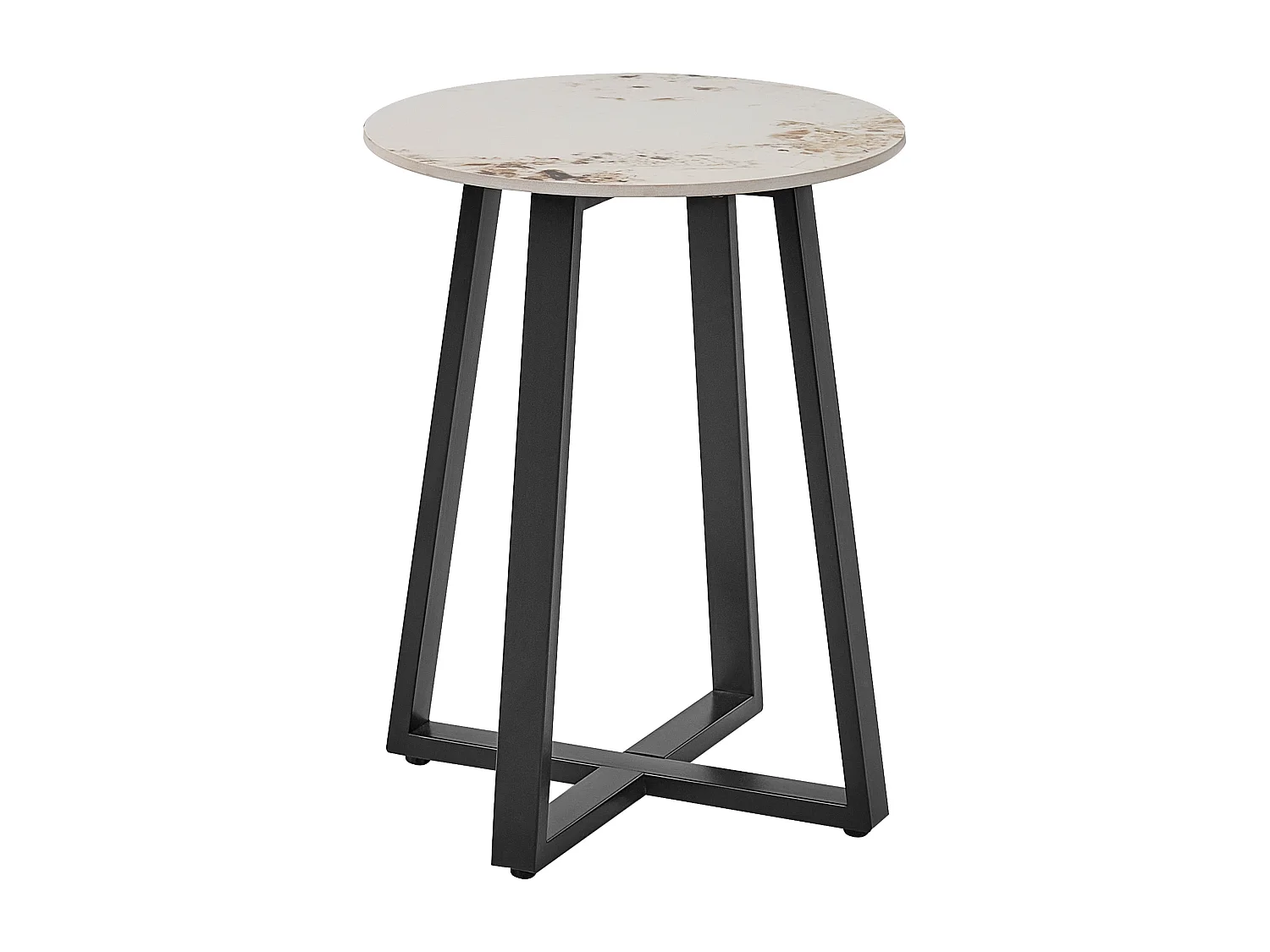 Table d'appoint IVINS Céramique Noir