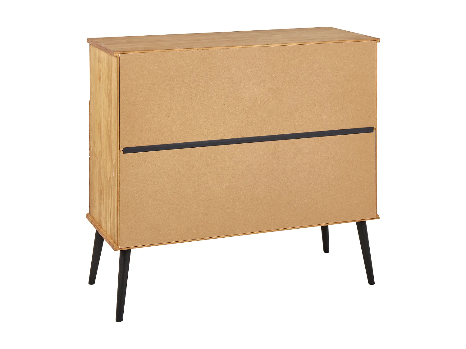 Commode à 4 tiroirs TIMMINS Bois de pin Marron