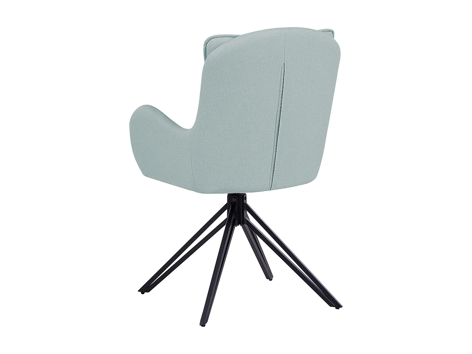 Lot de 2 chaises de salle à manger AVELAR Tissu Bleu clair