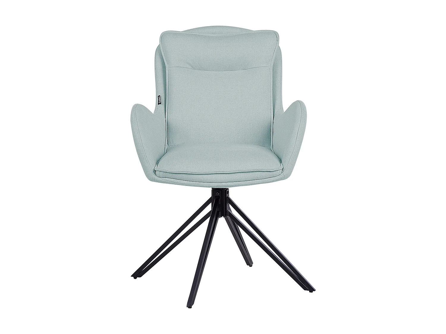 Lot de 2 chaises de salle à manger AVELAR Tissu Bleu clair