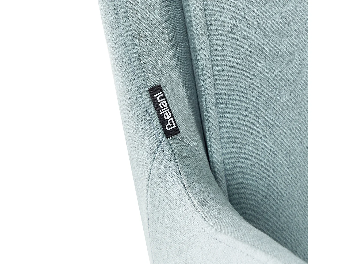 Lot de 2 chaises de salle à manger AVELAR Tissu Bleu clair