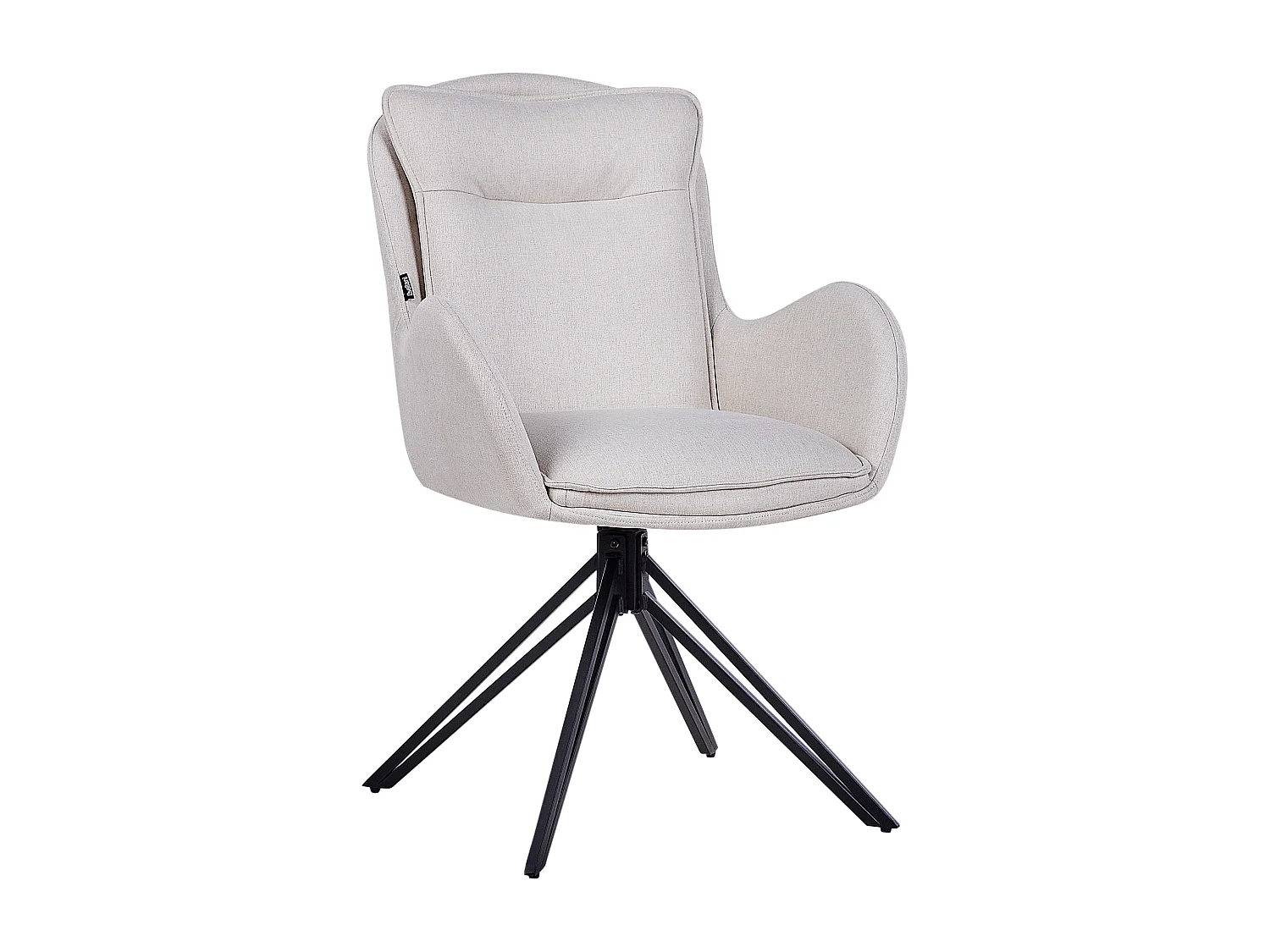 Lot de 2 chaises de salle à manger AVELAR Beige clair
