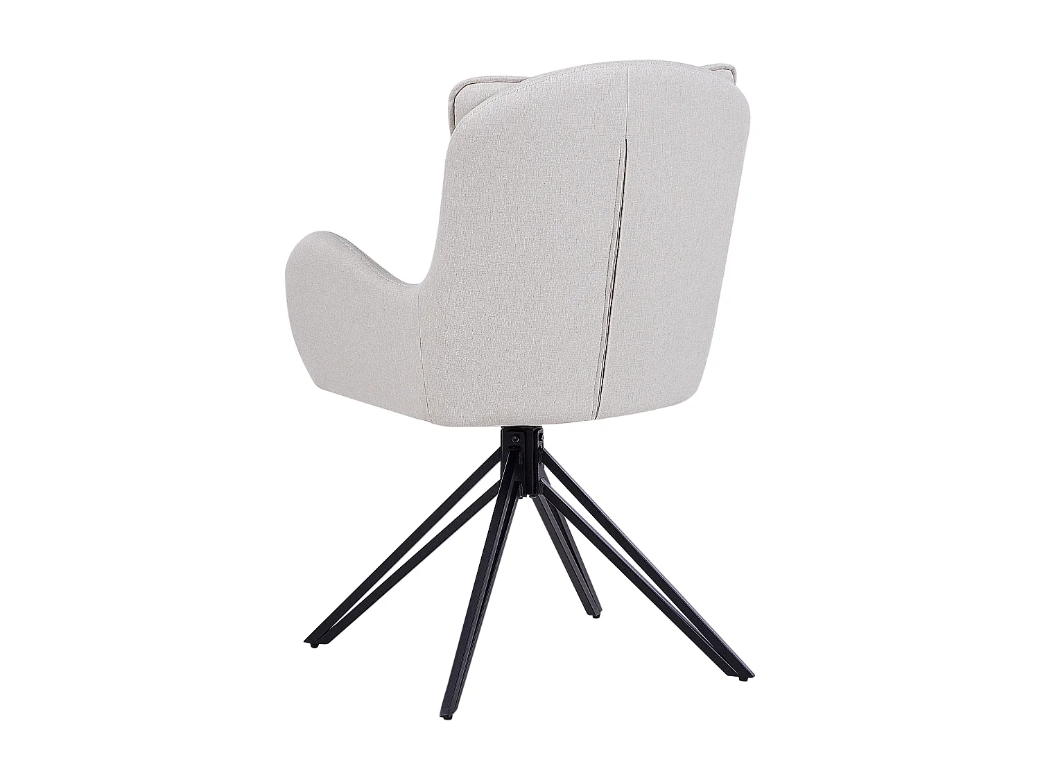 Esszimmerstuhl 2er Set drehbar AVELAR Hellbeige