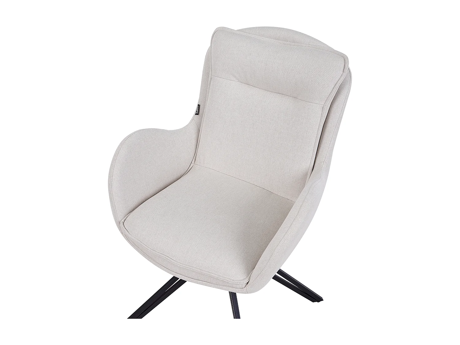 Esszimmerstuhl 2er Set drehbar AVELAR Hellbeige