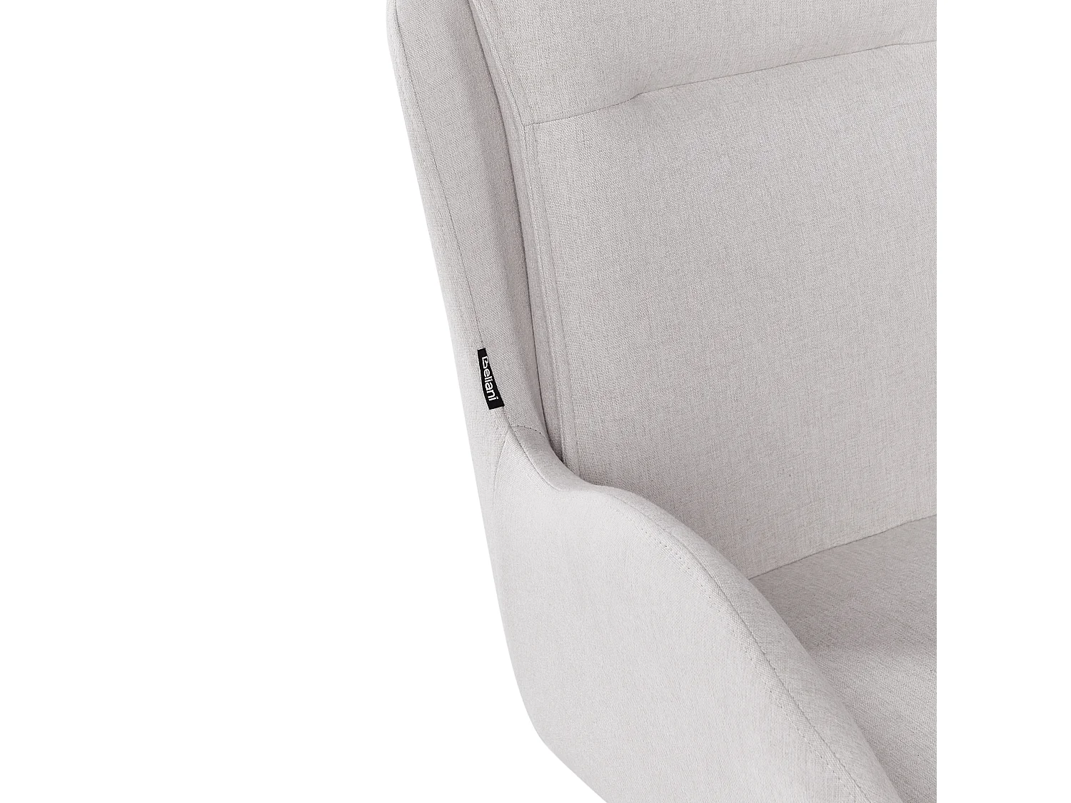 Conjunto de 2 sillas de comedor AVELAR Beige claro
