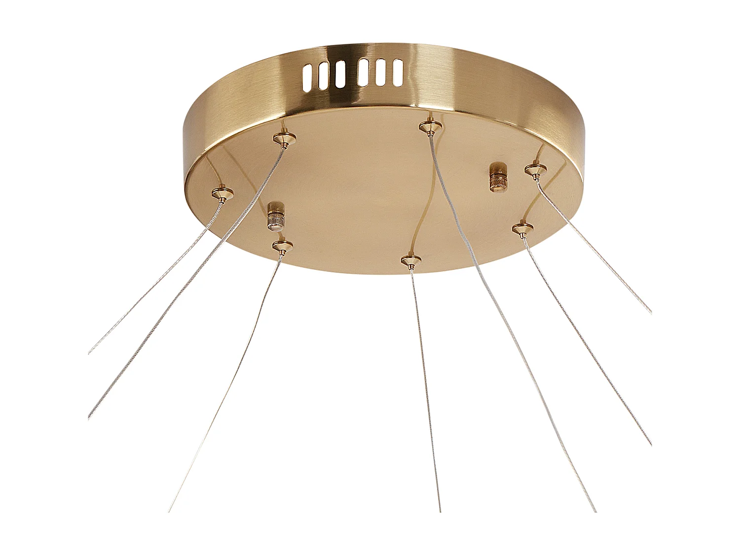 LED Kronleuchter PERQUENO Metall Gold