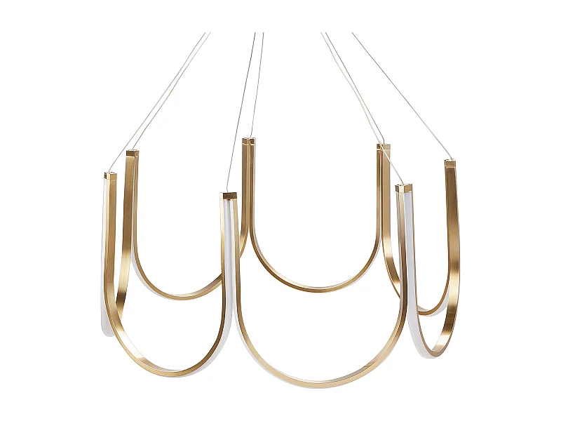 Lustre à LED PERQUENO Métal Doré