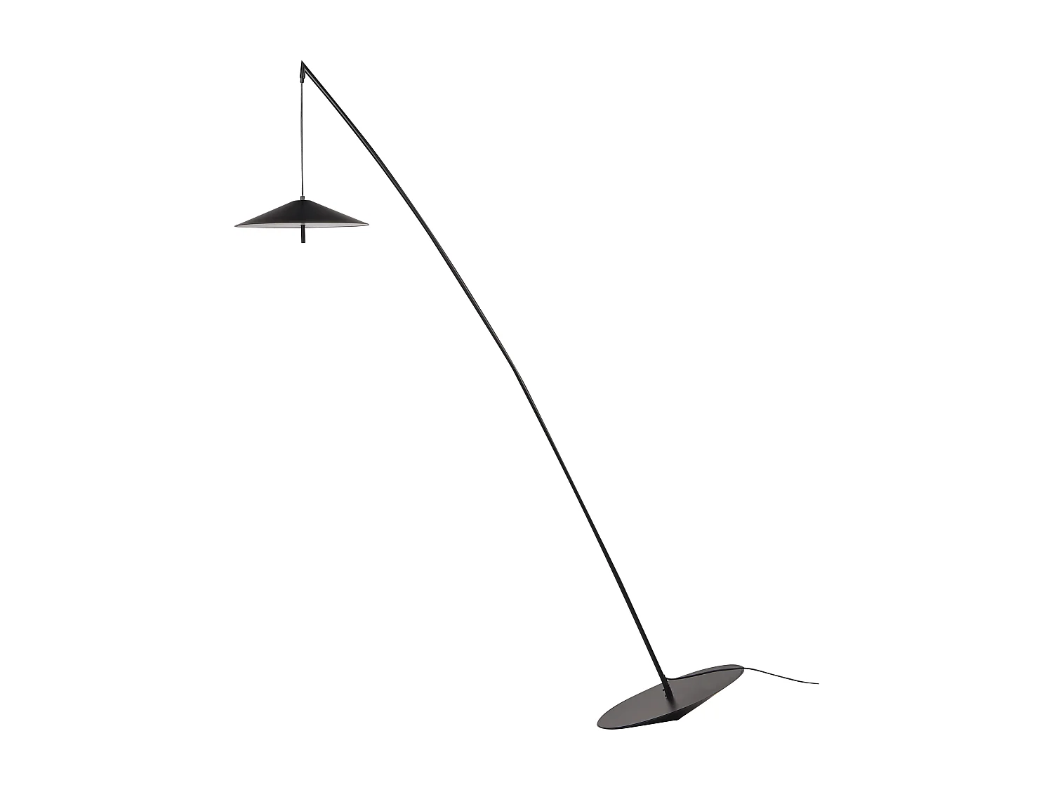 LED staande lamp COMALIE Metaal Zwart