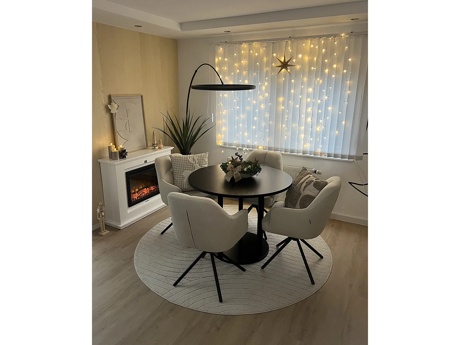 Lot de 2 chaises de salle à manger MIRA Beige