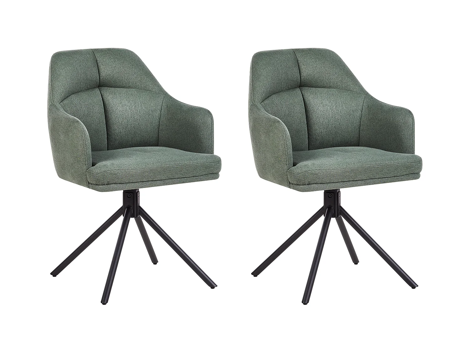 Set di 2 sedie da pranzo MIRA Verde