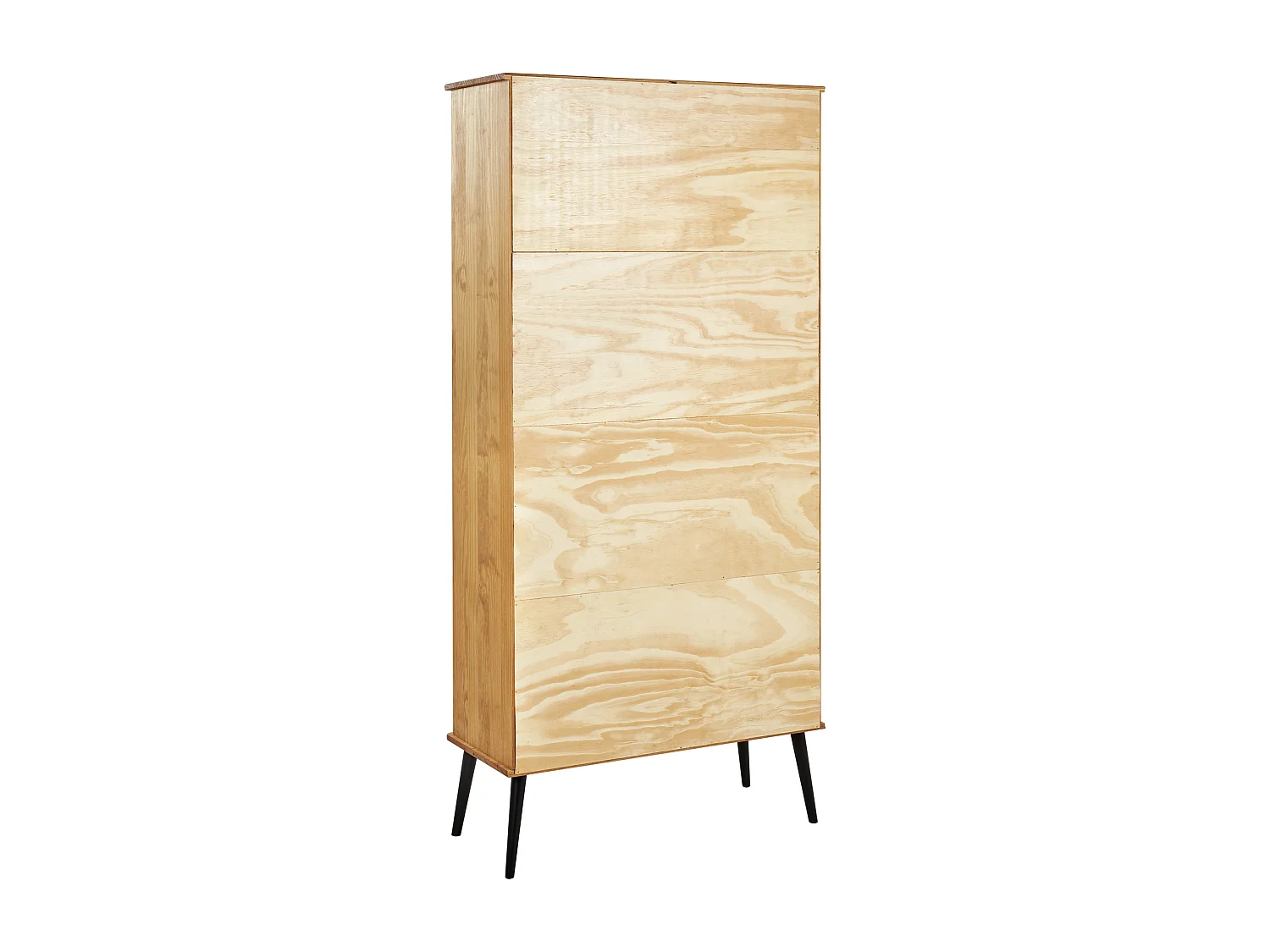 Bibliothèque TIMMINS Bois de pin 190 cm Marron