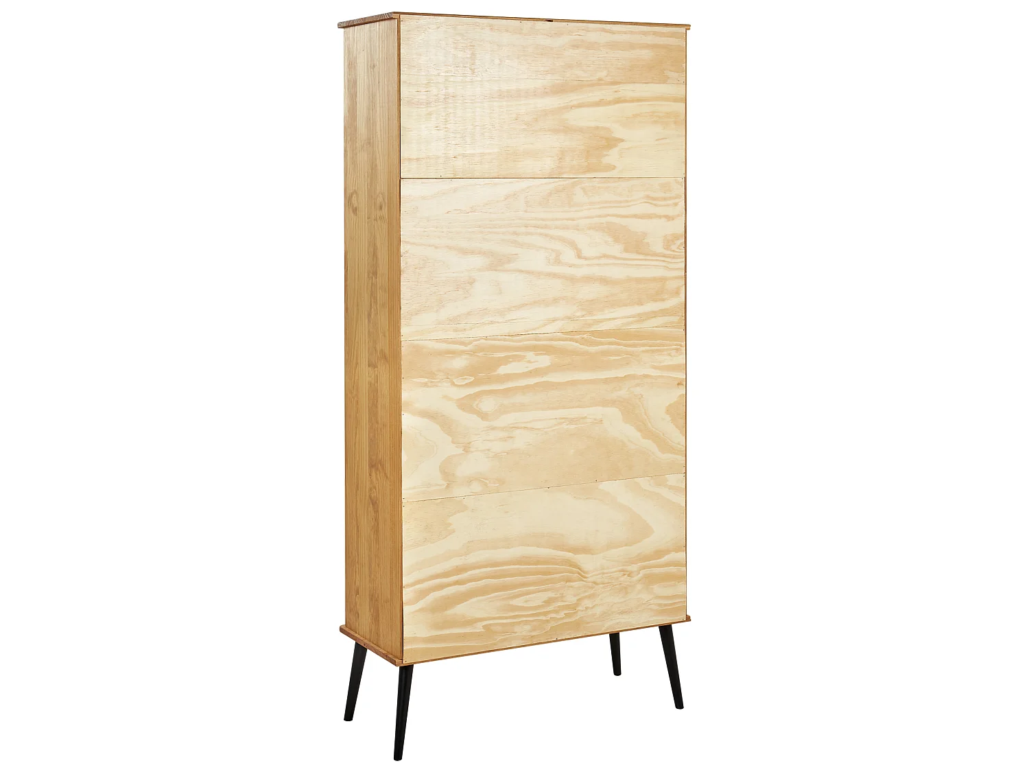 Bookcase TIMMINS Pine Wood 190 cm Brown
