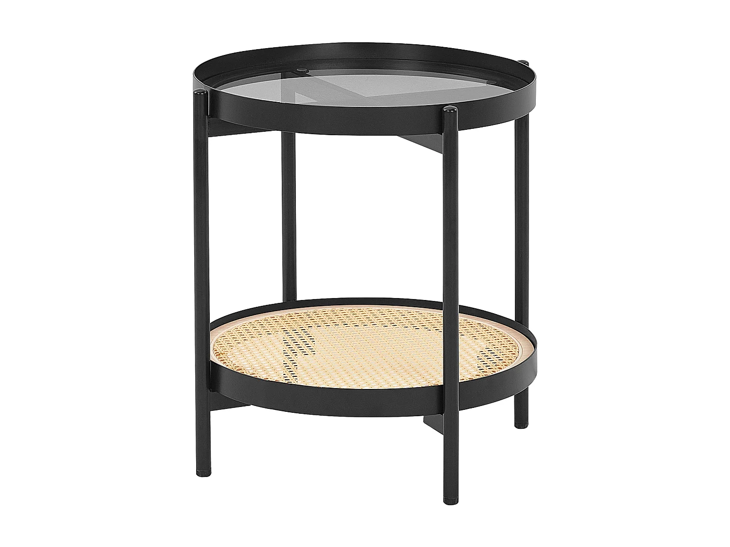 Table d'appoint RENO Métal Noir