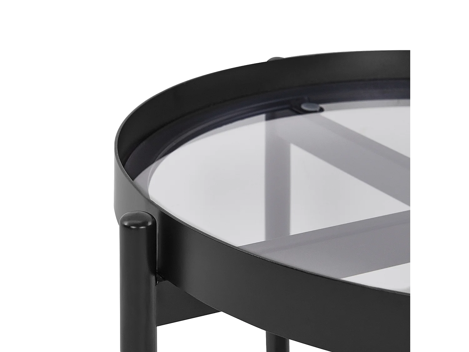 Table d'appoint RENO Métal Noir