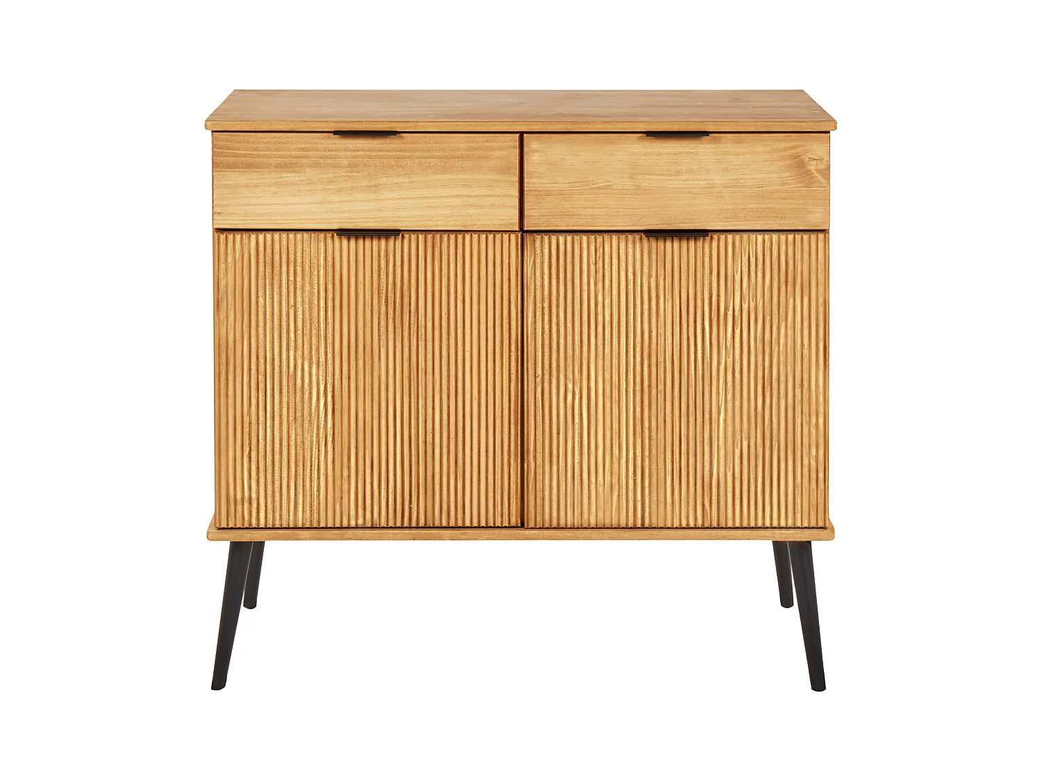 Commode 2 portes TIMMINS Bois de pin Marron