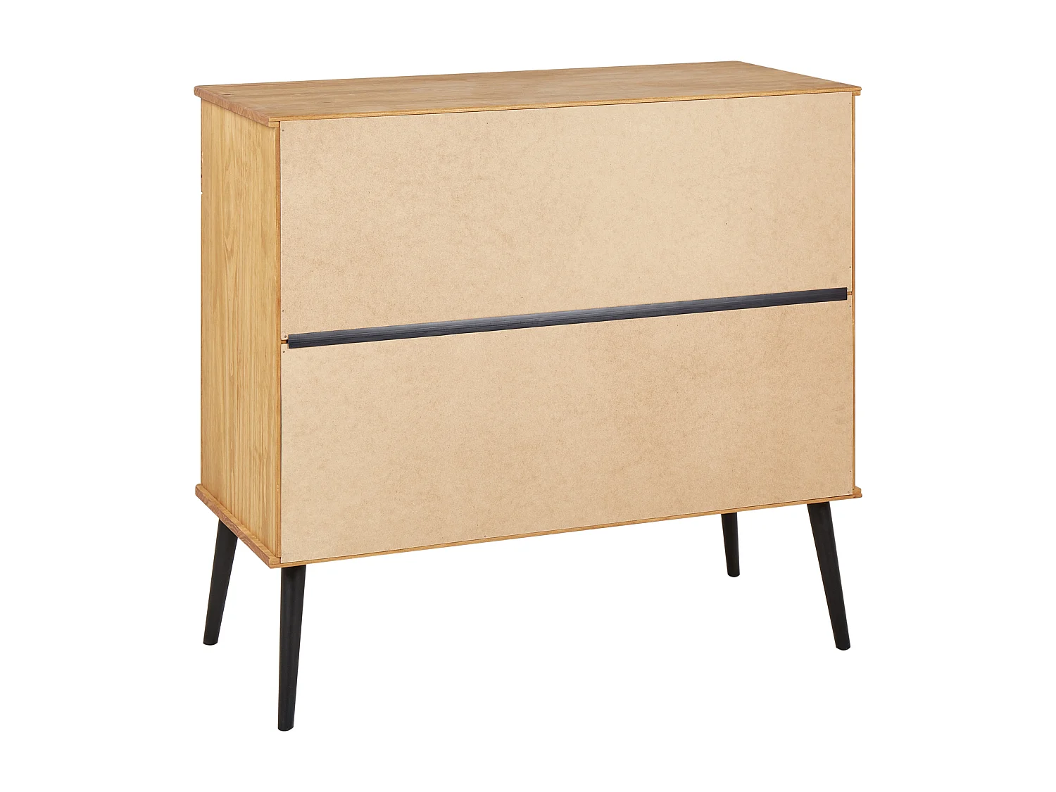 Commode 2 portes TIMMINS Bois de pin Marron