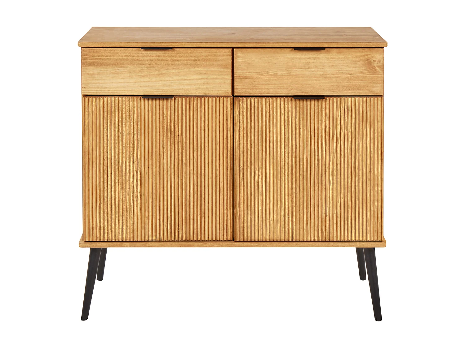 Dressoir met 2 deuren TIMMINS Dennenhout Bruin