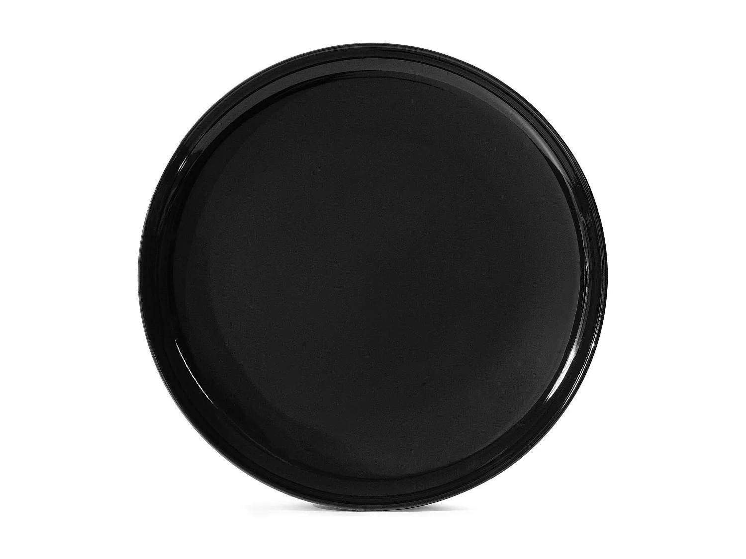 Service de table - Service vaisselle - avec Bol 18 pièce - Noir Brillant - VICTO