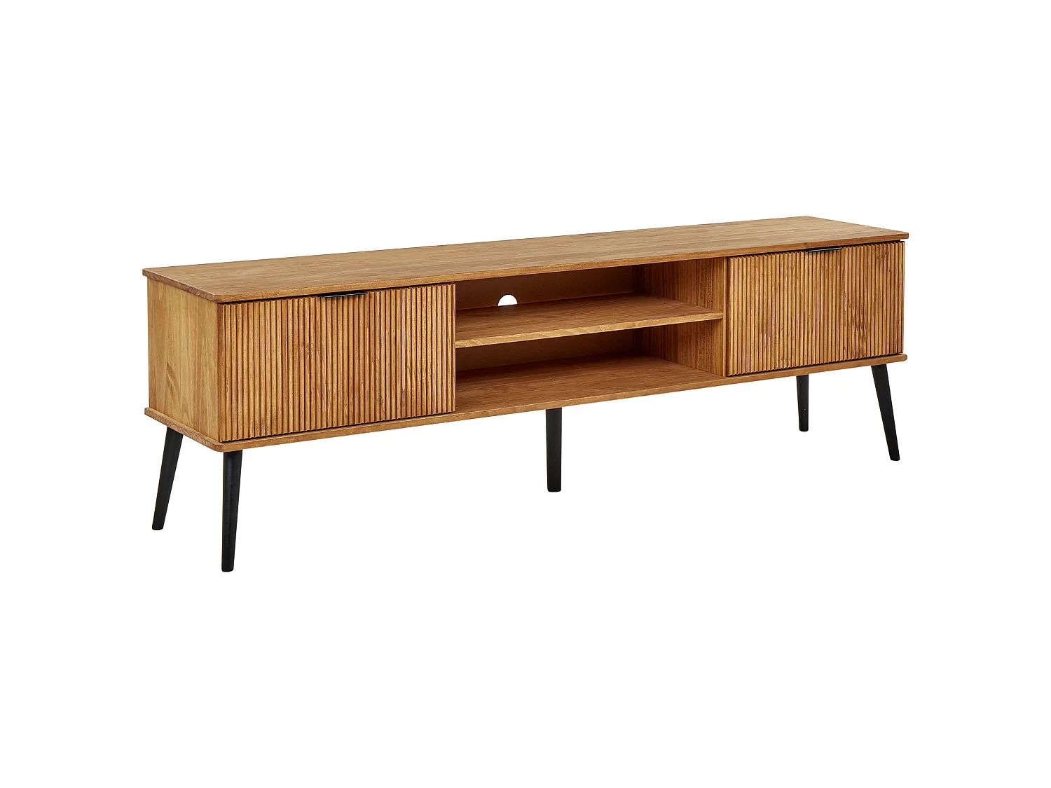 Meuble TV TIMMINS Bois de pin Marron