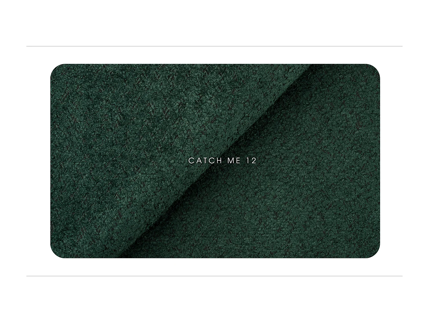 LIT TAPISSÉ en polyester Elvert 180x200 cm, Vert foncé