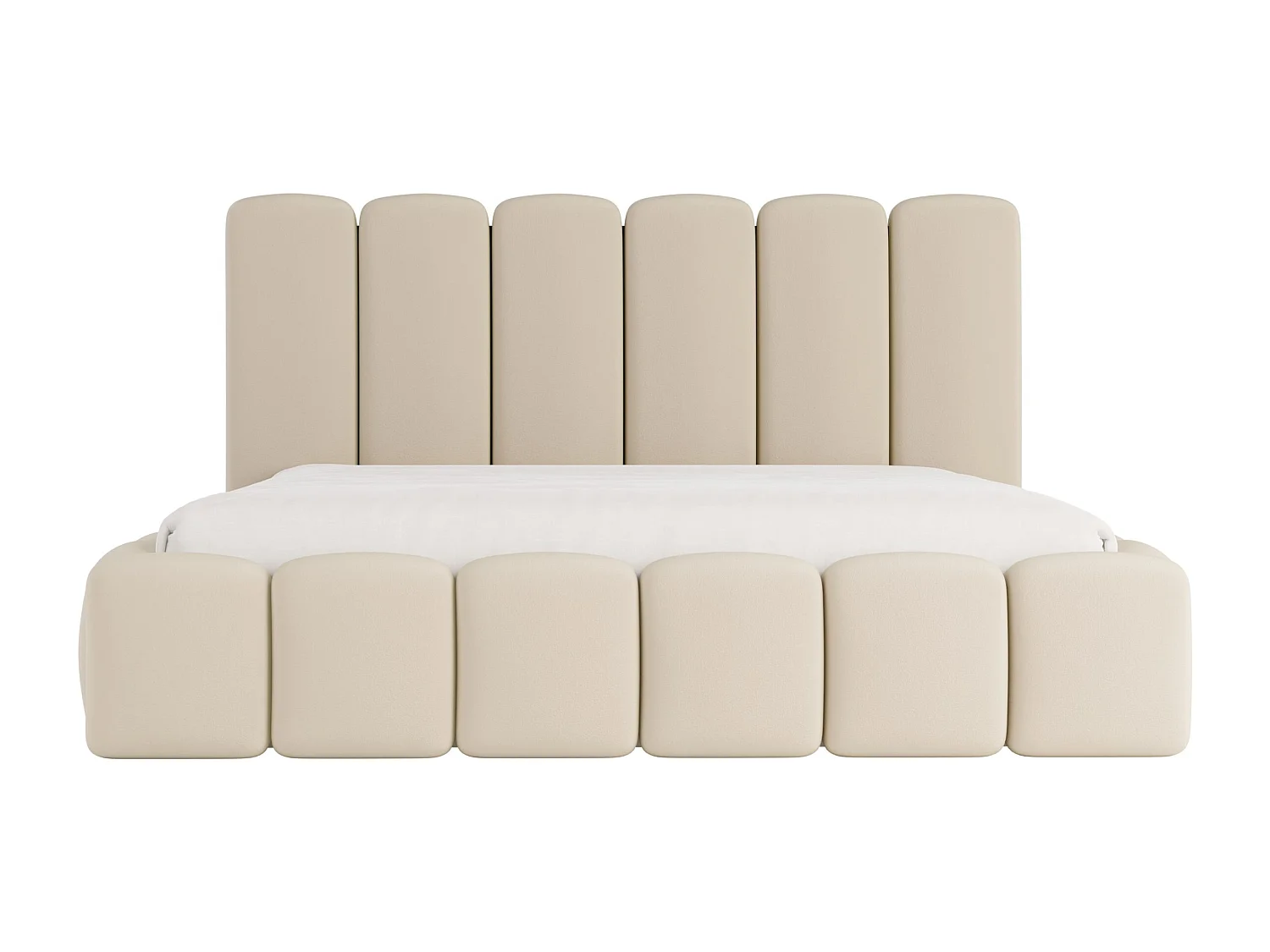 LIT CAPITONNÉ Svenstorp Beige 140x200 cm