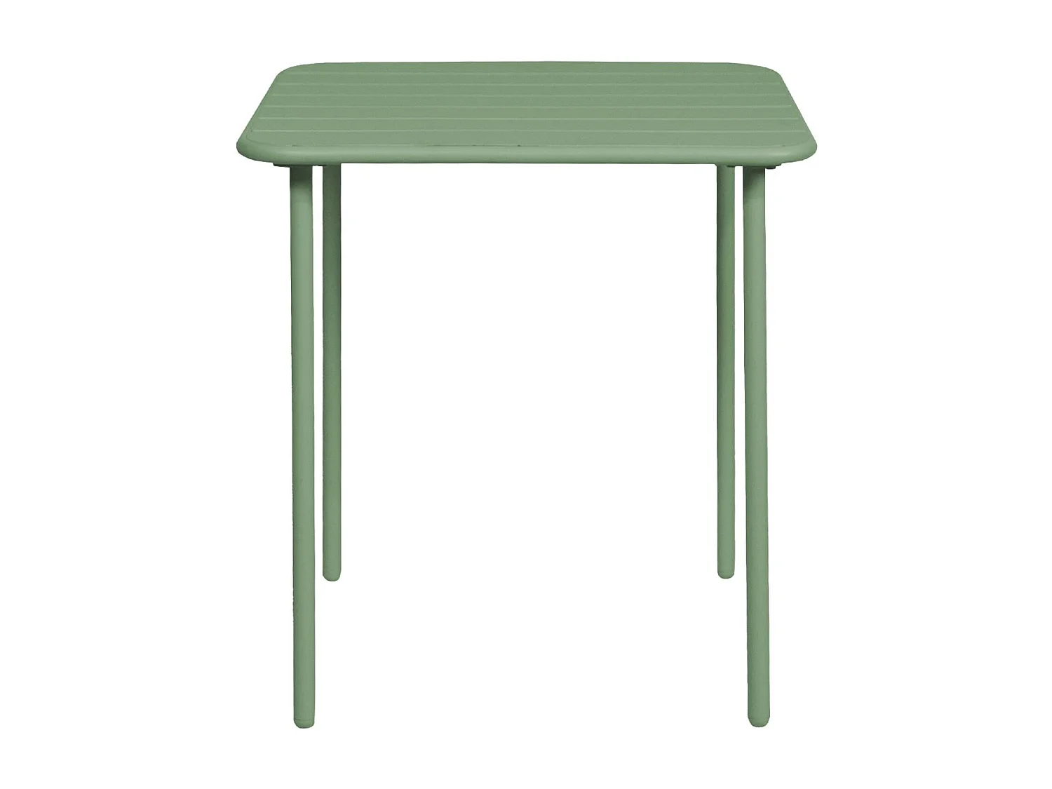 Tavolo da giardino in metallo 2 posti, 70cm, verde