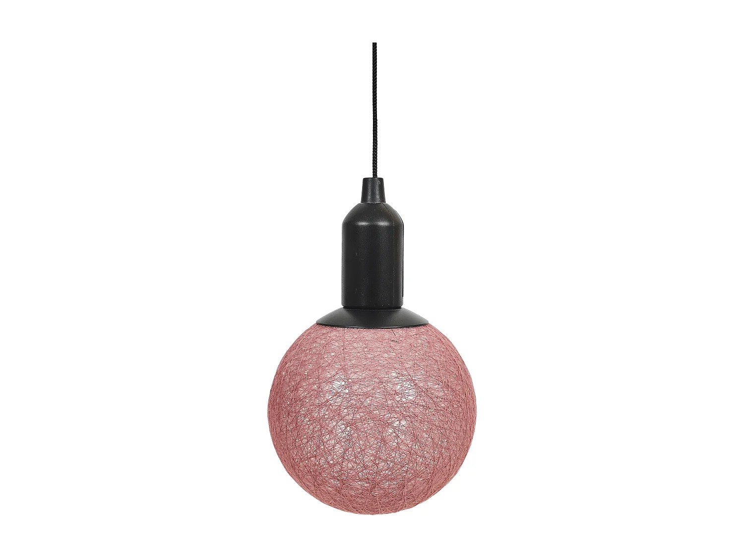 Lampe Suspension à Led "Boule" 30cm Rose