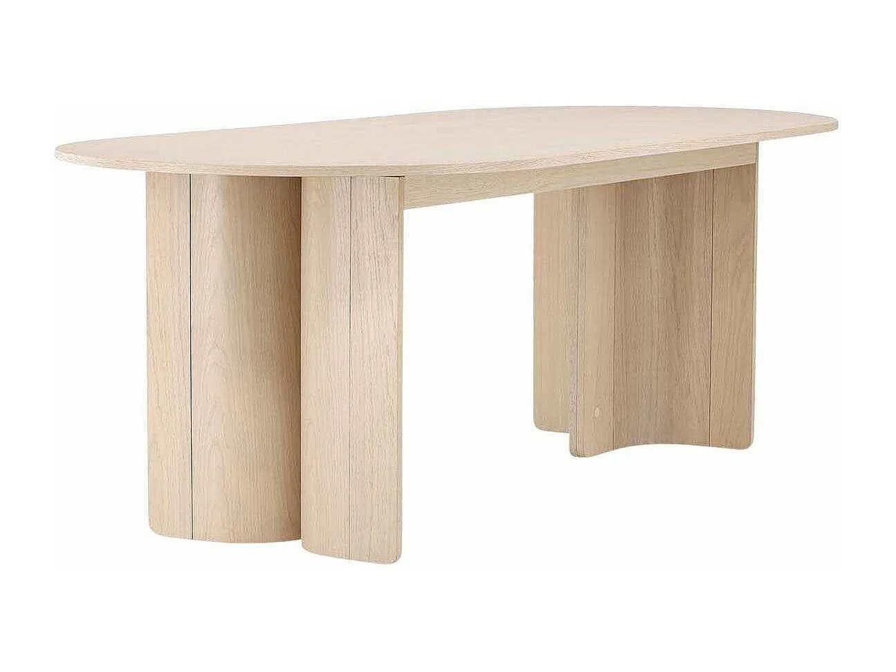 Table à Manger Design "Tyreso" 220cm Naturel