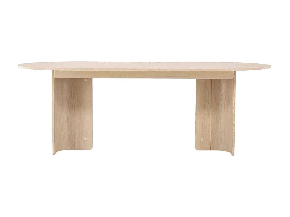 Table à Manger Design "Tyreso" 220cm Naturel