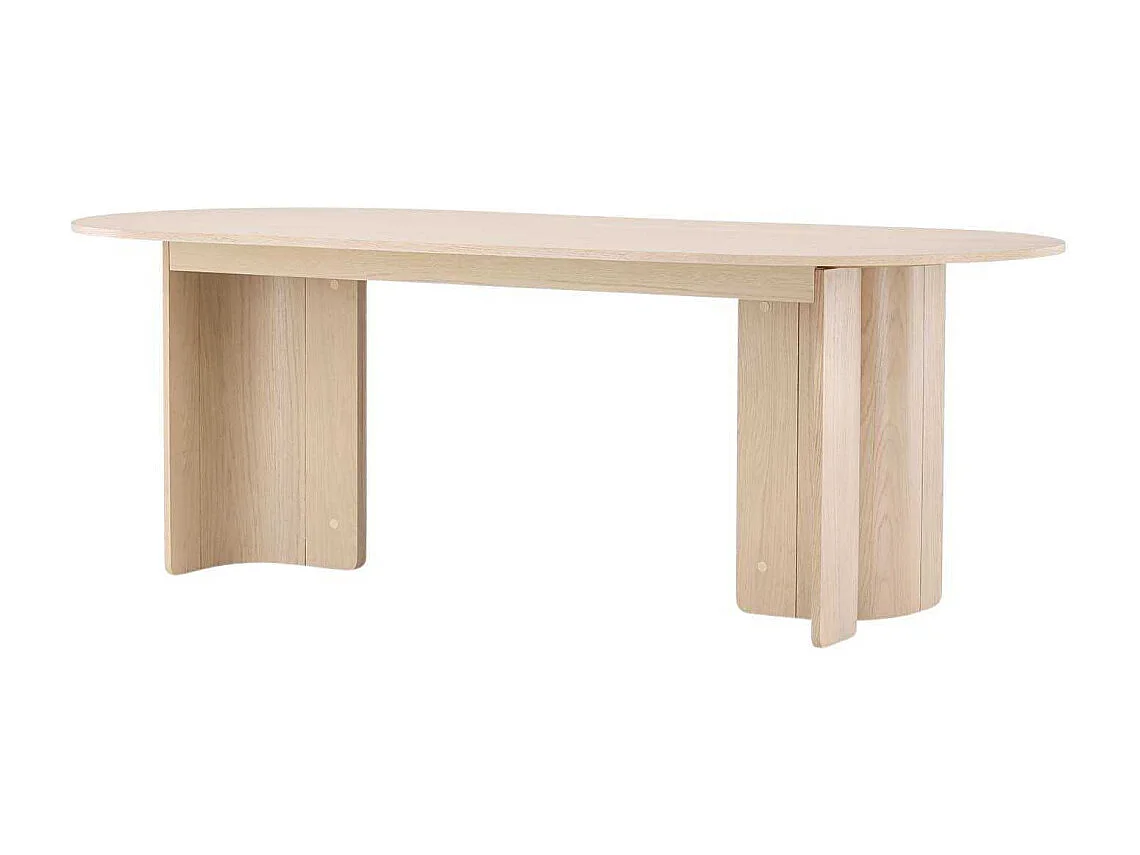 Table à Manger Design "Tyreso" 220cm Naturel