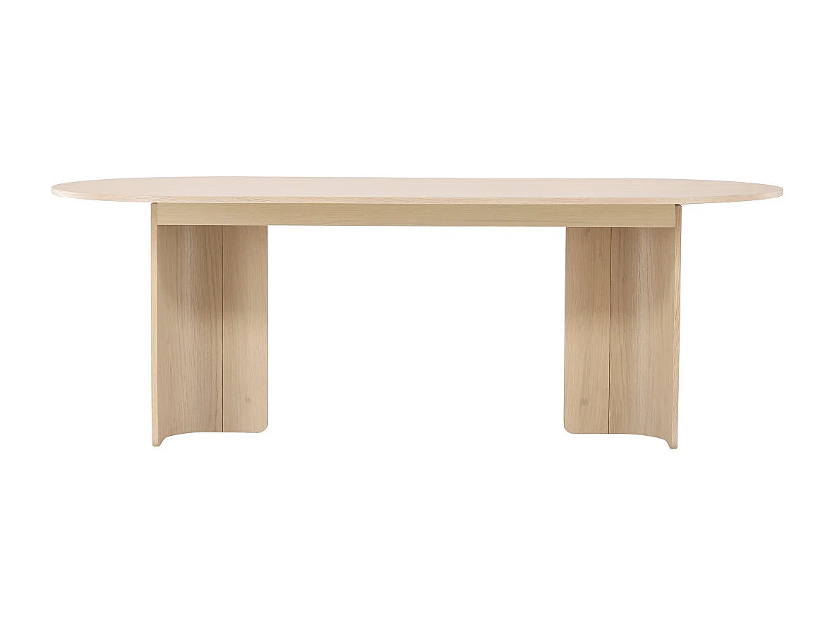 Table à Manger Design "Tyreso" 220cm Naturel
