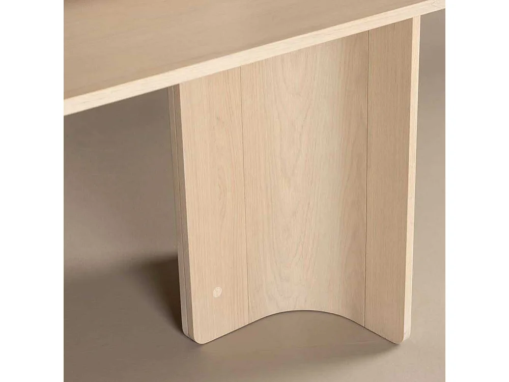 Table à Manger Design "Tyreso" 220cm Naturel