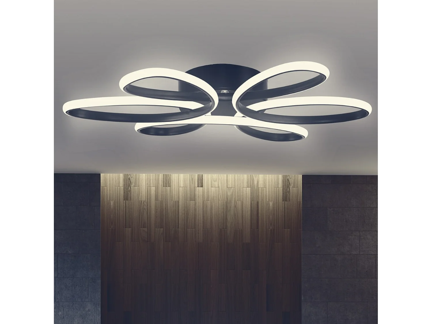 Suspension noire MARGAUX