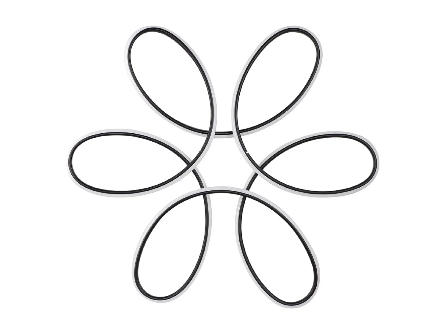 Suspension noire MARGAUX