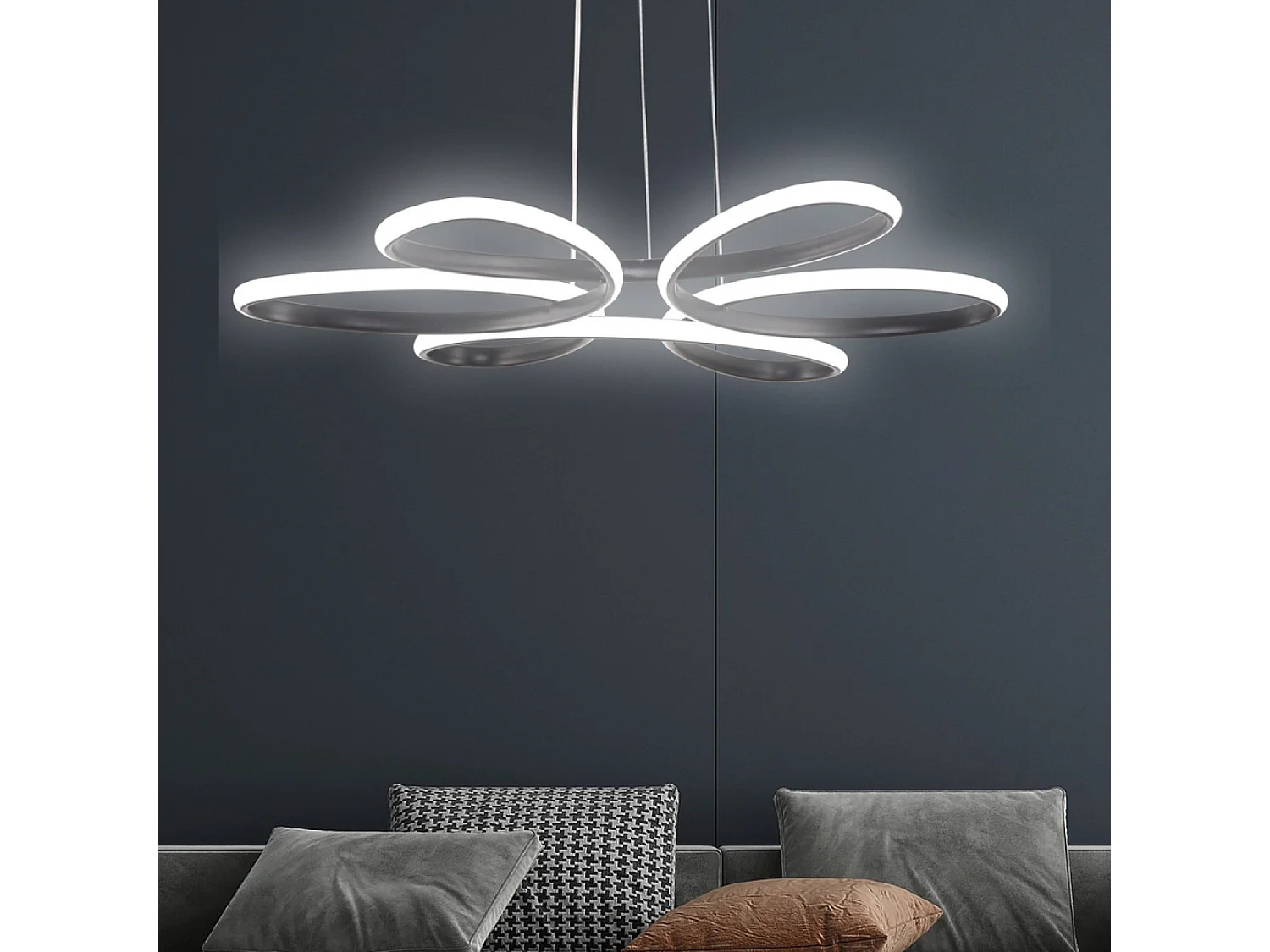 Suspension noire MARGAUX