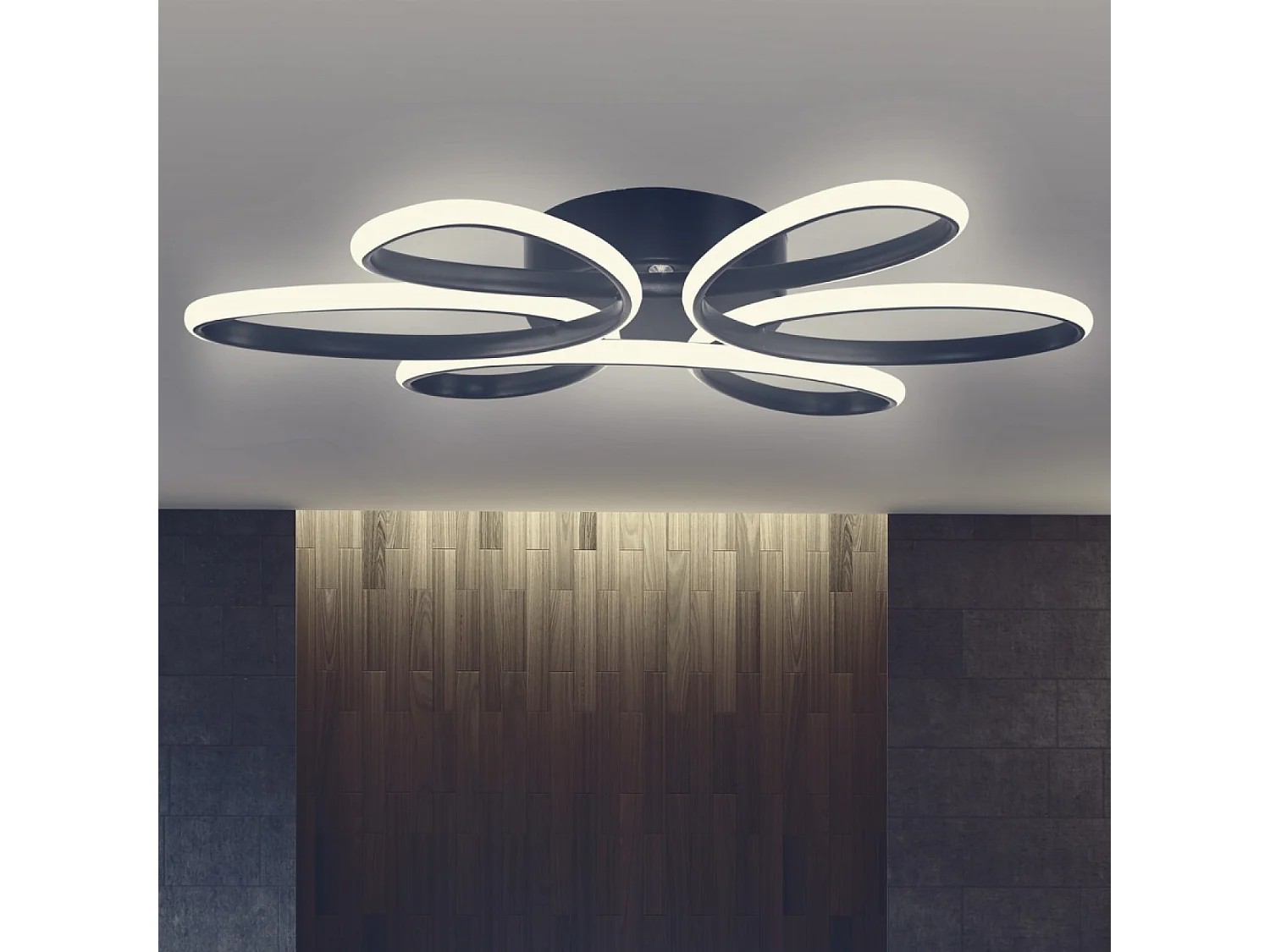 Suspension noire MARGAUX